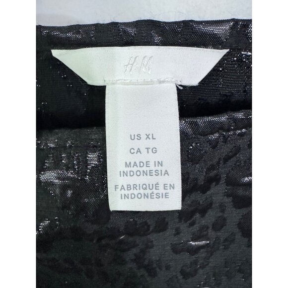 H&M puff sleeve off the shoulder blouse size XL victorian gothic edwardian witch - Picture 5 of 5